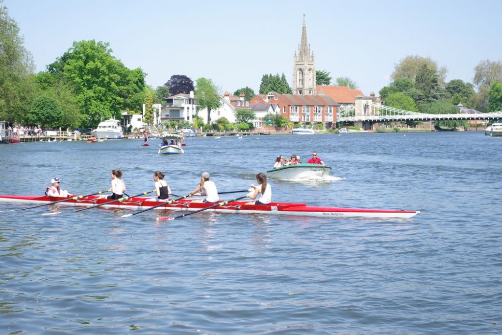Just messing about on the river - Marlow church & bridge in background